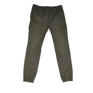 Red Ale Olive Green Stretch Cargo Pants Size 36/36